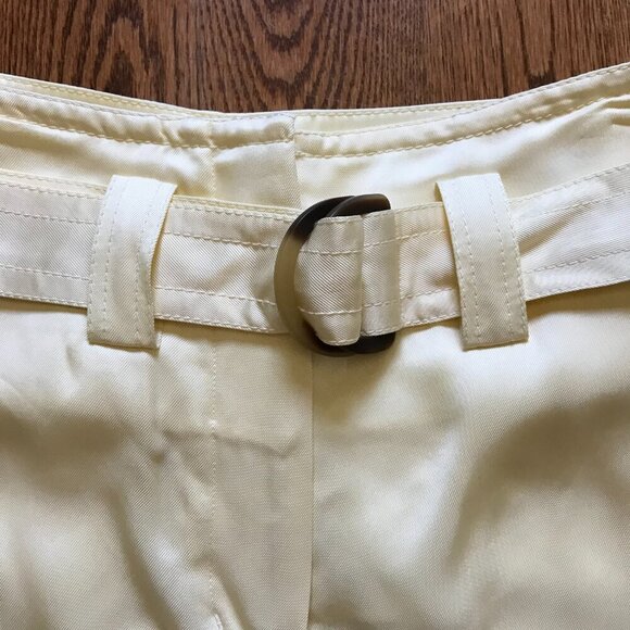 NWT Zimmermann Dawning Wide Leg Cargo Pants Womens 2 Medium Lemon Yellow Trouser - Picture 11 of 16